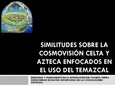 Similitudes sobre La Cosmovisi