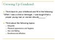 Growing Up Gendered: PowerPoint PPT Presentation