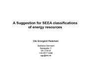 A Suggestion for SEEA classifications of energy resources