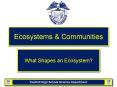 Ecosystems PowerPoint PPT Presentation
