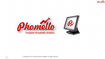 Point of Sale System - Phomello Hospitality Solution Kuwait
