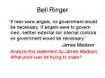 Bell Ringer PowerPoint PPT Presentation