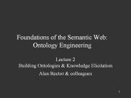 Foundations of the Semantic Web: Ontology Engineering