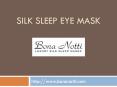 Luxury Eye Masks PowerPoint PPT Presentation