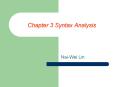 Chapter 3 Syntax Analysis PowerPoint PPT Presentation