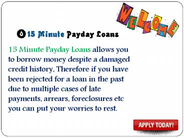 Quick Cash Loans to Meet Small Money Needs