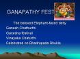 GANAPATHY FESTIVAL PowerPoint PPT Presentation