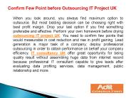 Confirm Few Point before Outsourcing IT Project UK