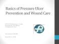 Basics of Pressure Ulcer Prevention and Wound Care PowerPoint PPT Presentation