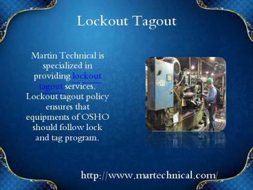 PPT – Lockout Tagout PowerPoint presentation | free to view - id ...