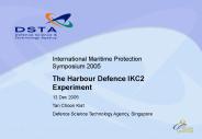 International Maritime Protection Symposium 2005