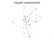 Angular measurement PowerPoint PPT Presentation