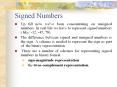 Signed Numbers PowerPoint PPT Presentation
