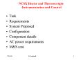NCSX Heater and Thermocouple -Instrumentation and Control PowerPoint PPT Presentation