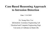 Case Based Reasoning Approach to Intrusion Detection