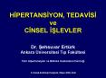 HIPERTANSIYON, TEDAVISI ve CINSEL ISLEVLER PowerPoint PPT Presentation