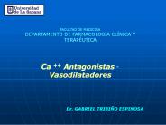 Ca   ANTAGONISTAS
