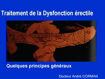 Traitement de la Dysfonction 