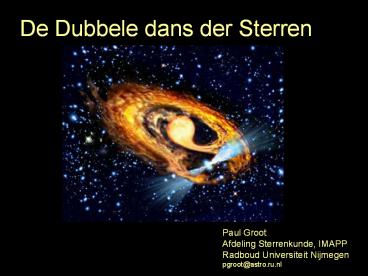 De Dubbele dans der Sterren