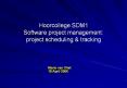 Hoorcollege SDM1 Software project management: project scheduling PowerPoint PPT Presentation
