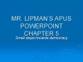 MR. LIPMAN PowerPoint PPT Presentation
