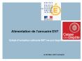 Alimentation de l PowerPoint PPT Presentation