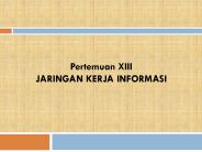 Pertemuan XIII