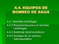 4.4. EQUIPOS DE BOMBEO DE AGUA PowerPoint PPT Presentation