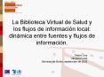 La Biblioteca Virtual de Salud y los flujos de informaci PowerPoint PPT Presentation