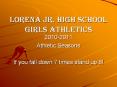 Lorena Jr. High School Girls Athletics PowerPoint PPT Presentation