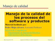 Manejo de calidad