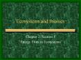 Ecosystems and Biomes PowerPoint PPT Presentation