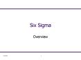 Six Sigma PowerPoint PPT Presentation
