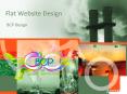 Flat Website Design PowerPoint PPT Presentation