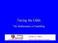 Facing the Odds PowerPoint PPT Presentation