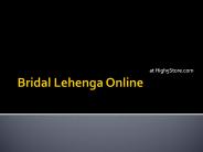 Bridal Lehenga Online
