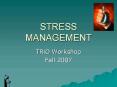 STRESS MANAGEMENT PowerPoint PPT Presentation