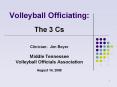Volleyball Officiating: PowerPoint PPT Presentation