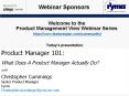 Product Manager 101: What Does A Product Manager Actually Do? PowerPoint PPT Presentation