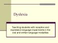 Dyslexia PowerPoint PPT Presentation