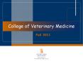 College of Veterinary Medicine PowerPoint PPT Presentation