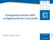 Il programma Horizon 2020 un