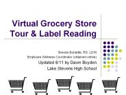 Virtual Grocery Store Tour