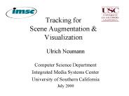 Tracking for Scene Augmentation