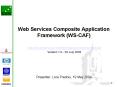 Web Services Composite Application Framework (WS-CAF) PowerPoint PPT Presentation