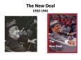 The New Deal 1932-1941 PowerPoint PPT Presentation
