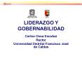 LIDERAZGO Y GOBERNABILIDAD PowerPoint PPT Presentation