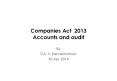 Companies Act 2013 Accounts and audit PowerPoint PPT Presentation