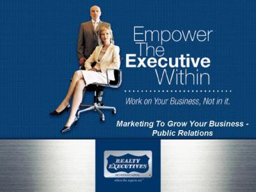 Marketing To Grow Your Business -