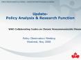 Update- Policy Analysis PowerPoint PPT Presentation